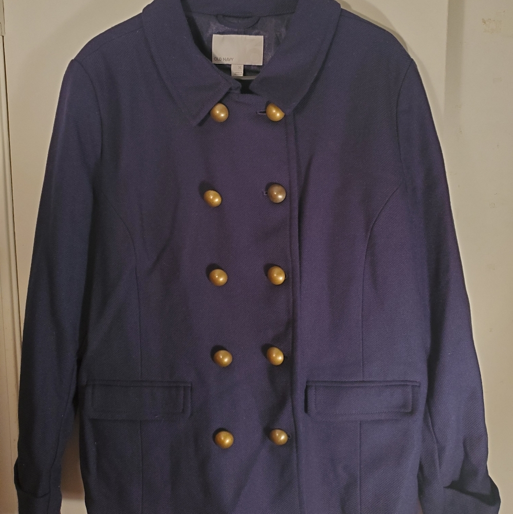 2/$25 MemorialDay Sale 🥨2 for$30 Double button navy blue